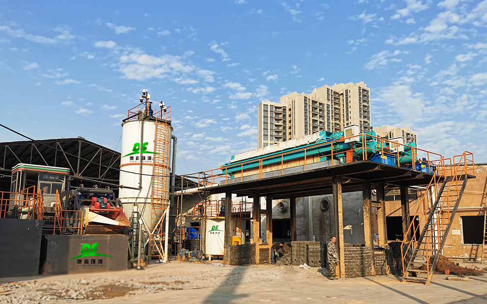 多環(huán)芳烴PAHs污染土壤淋洗修復(fù)現(xiàn)場