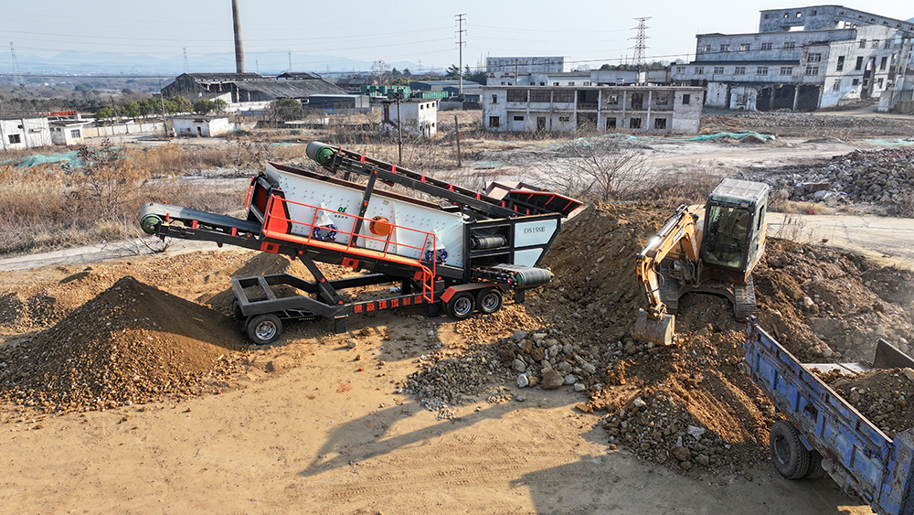 移動(dòng)篩分車