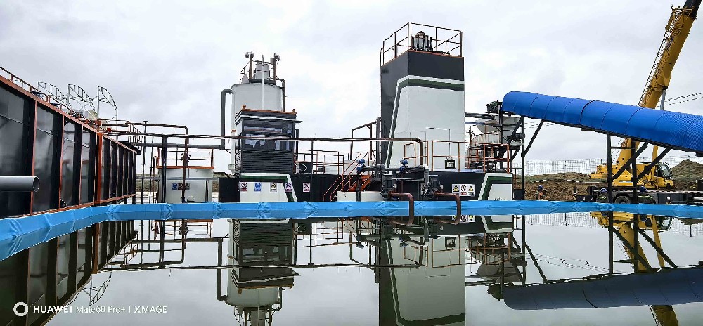 淋洗修復(fù)現(xiàn)場(chǎng)