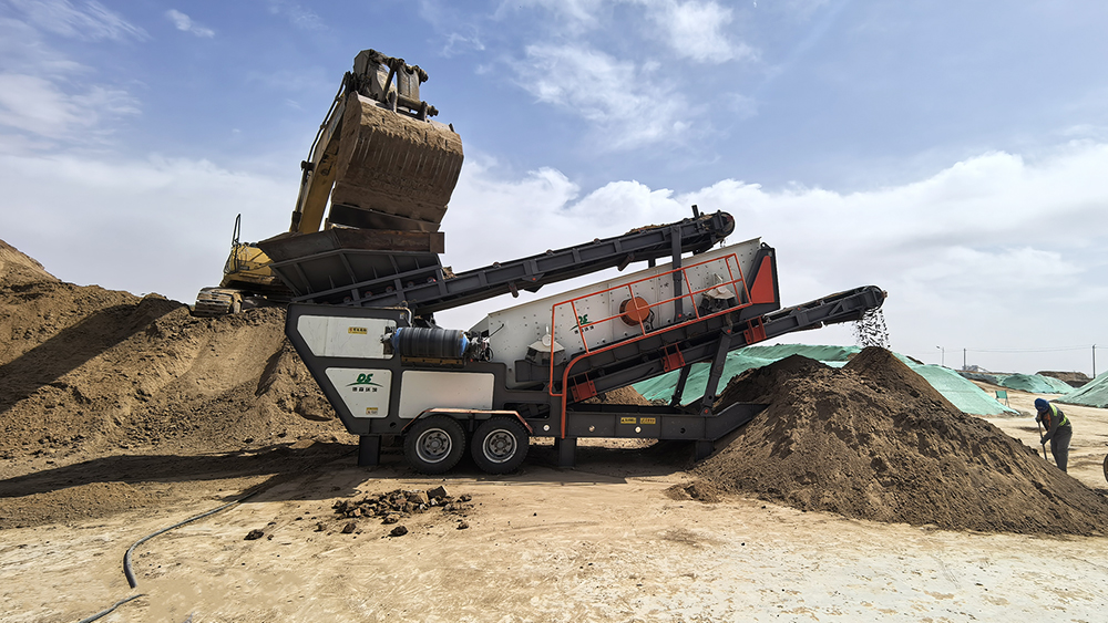 德森移動(dòng)篩分站