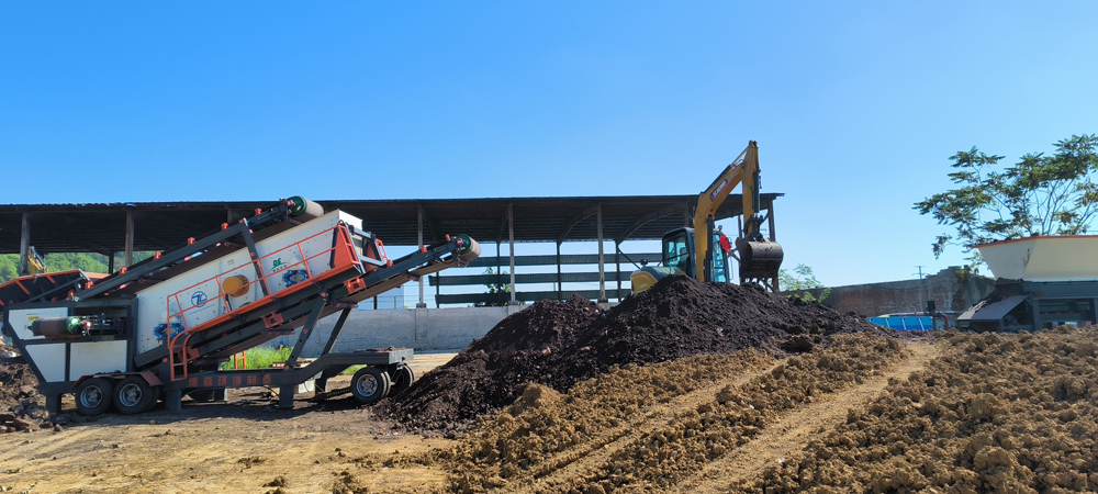 篩分設(shè)備作業(yè)現(xiàn)場