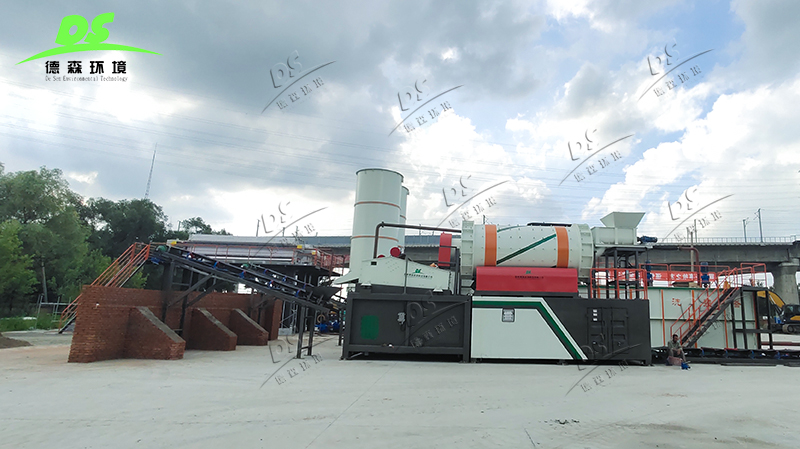 土壤淋洗修復(fù)現(xiàn)場